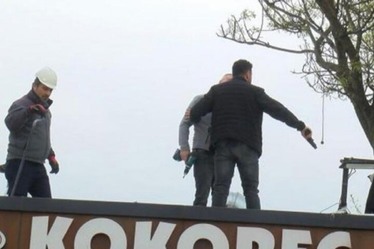 İstanbul'da yıkımı silahıyla engelledi