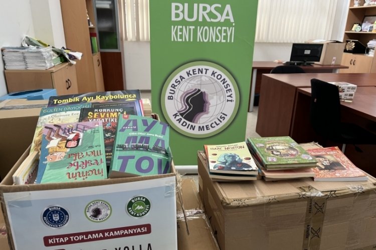 Bursa Kent Konseyi Kadın Meclisi'nden deprem b&ouml;lgesindeki &ccedil;ocuklara kitap