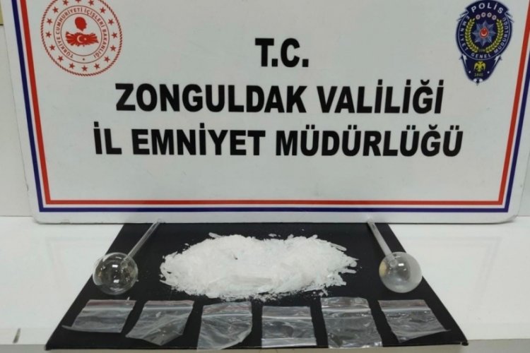 Zonguldak'ta polisten uyuşturucu operasyonu