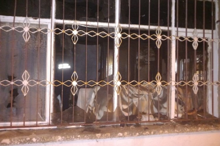 Hatay'da evde &ccedil;ıkan yangında eşyalar kullanılamaz hale geldi