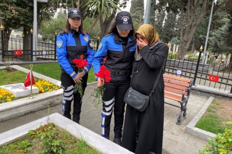 İstanbul polisi şehit ailelerini yalnız bırakmadı