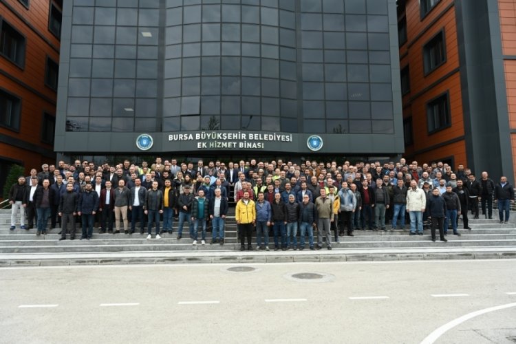Bursa B&uuml;y&uuml;kşehir Belediye ailesi bayramlaştı