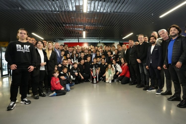 Beşiktaş'ta bayramlaşma t&ouml;reni yapıldı
