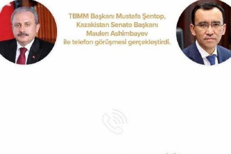 Mustafa Şentop, Kazakistan Senato Başkanı Ashimbayev ile g&ouml;r&uuml;şt&uuml;