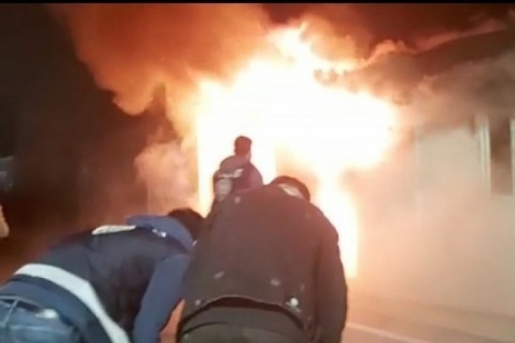 Malatya'daki konteyner yangını korkuttu