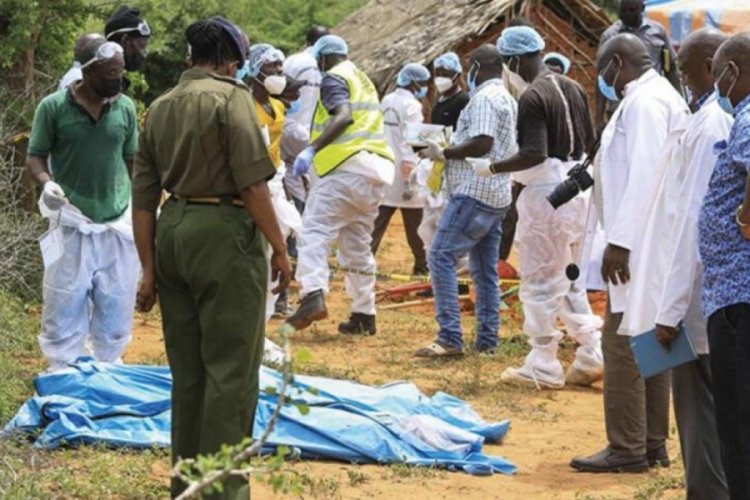 Kenya'da 'a&ccedil;lık tarikatı' soruşturmasında ceset sayısı 47'e &ccedil;ıktı