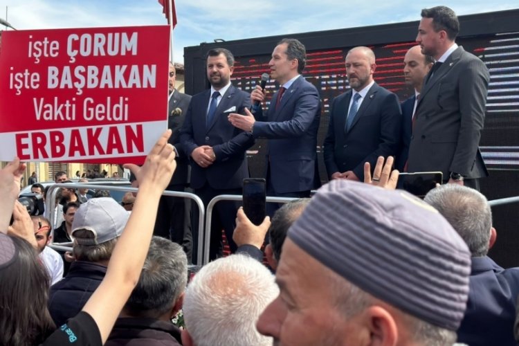 Fatih Erbakan, &Ccedil;orum'da