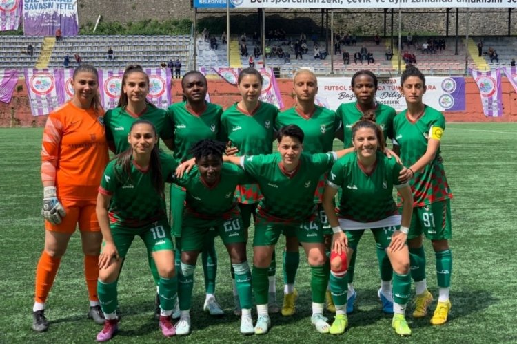 Amedspor Kadın Futbol Takımı, play-off ilk ma&ccedil;ında avantaj elde etti