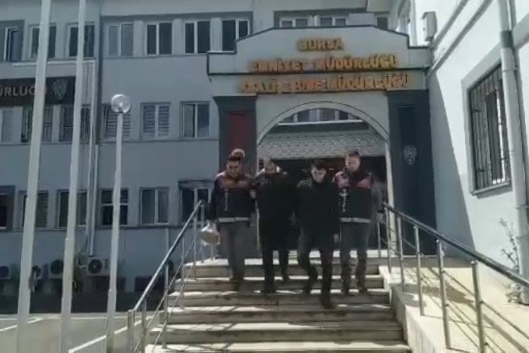 Bursa'da hırsızlık &ccedil;etesinin sonu cezaevi oldu
