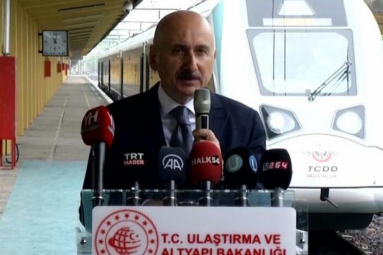 Milli elektrikli tren, Sakarya Garı'na hareket etti