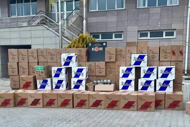 Yozgat'ta ka&ccedil;ak&ccedil;ılık operasyonu! 1 milyon 130 bin makaron ele ge&ccedil;irildi