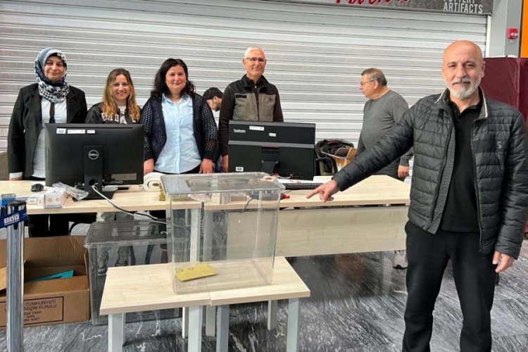 Muğla Bodrum'da ilk oylar verilmeye başlandı