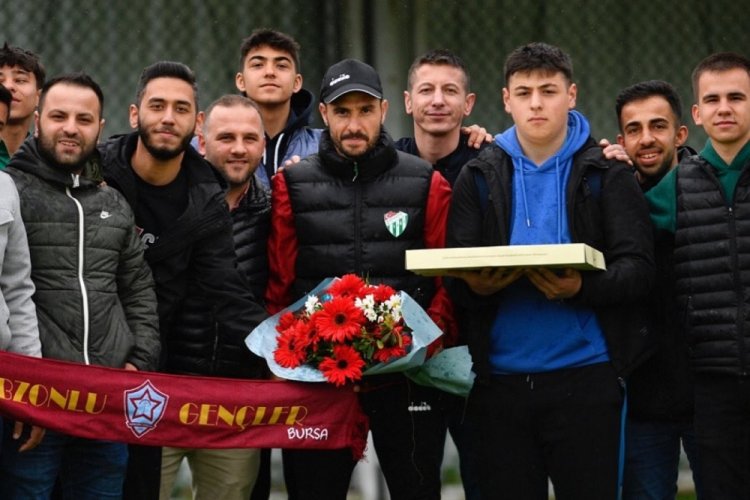 Bursa Trabzonlu Gen&ccedil;ler Derneği'nden Bursaspor'a ziyaret