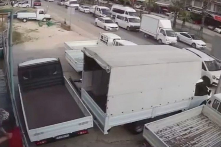 Antalya'da ortaokul &ouml;ğrencisinin &ouml;l&uuml;mden d&ouml;nd&uuml;ğ&uuml; o anlar