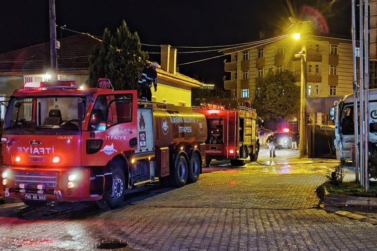 Kırşehir'de benzin istasyonunda tanker alev aldı