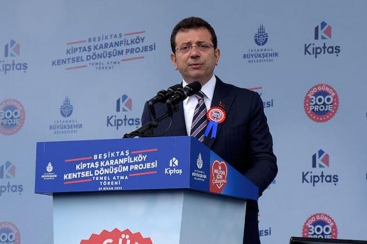 İmamoğlu: 15 Mayıs'tan sonra b&uuml;t&uuml;n T&uuml;rkiye'yi her g&uuml;n mutlu edeceğiz