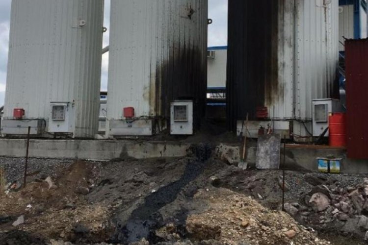 Ardahan'da zift tankında patlama!