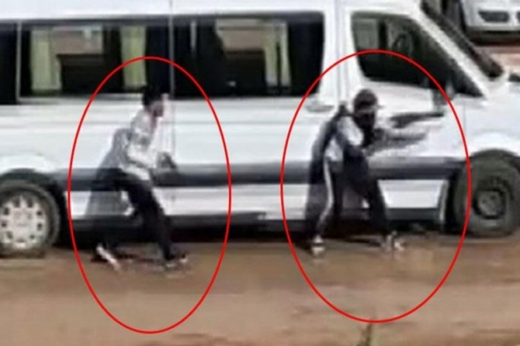 5 kişinin yaralandığı aidat kavgasının g&ouml;r&uuml;nt&uuml;leri ortaya &ccedil;ıktı
