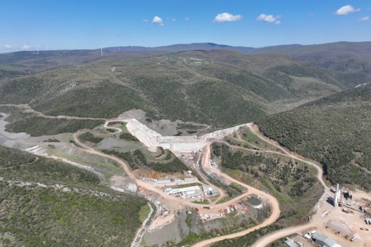 Bursa Karacabey G&ouml;lecik Barajı &ccedil;alışmaları devam ediyor