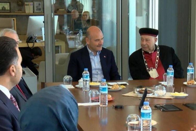 Bakan Soylu, T&uuml;rk Musevi Cemaatiyle bir araya geldi