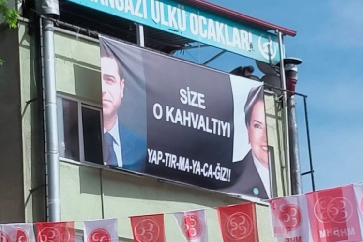 Bursa Orhangazi'de pankartlı tepki