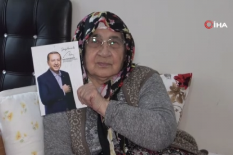 95 yaşındaki ninenin tek isteği Cumhurbaşkanı Erdoğan'ı g&ouml;rmek