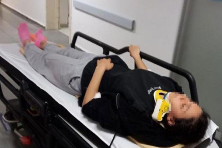 Aksaray'da yurttan ka&ccedil;mak isterken 2'nci kattan d&uuml;şen Merve'den haber var