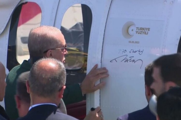Yangın s&ouml;nd&uuml;rme u&ccedil;ağının adı 'NEFES' oldu