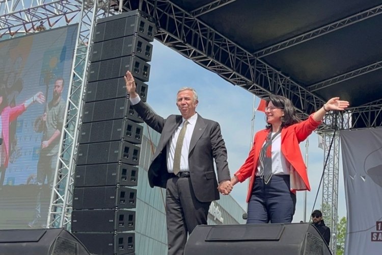 Mansur Yavaş Bursa'dan seslendi: Evet zaten AK Parti'yi yenmek i&ccedil;in aday olduk