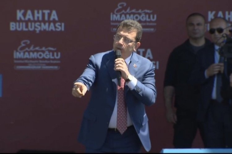 Ekrem İmamoğlu: Neymiş, onlar giderse kaos olurmuş