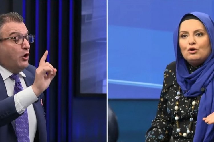 Cem K&uuml;&ccedil;&uuml;k ve Nihal Bengisu Karaca arasında sert HDP tartışması