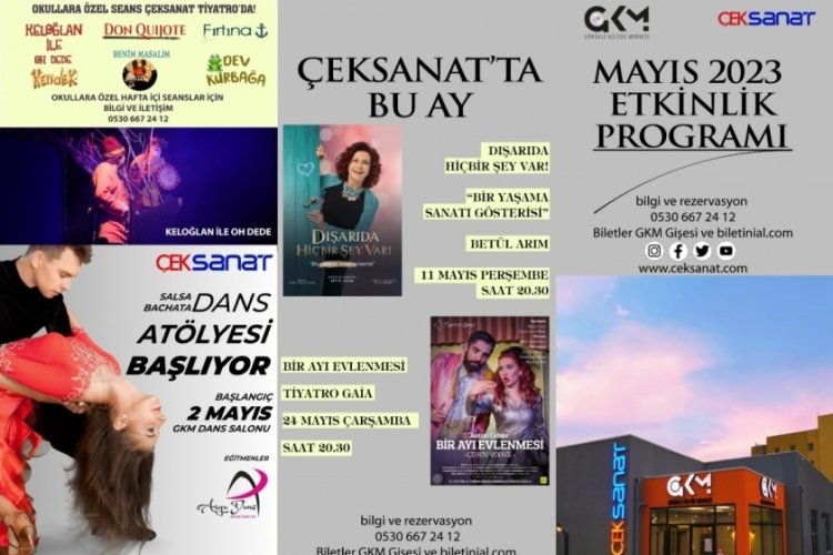 &Ccedil;EKSANAT organizasyonları ile Bursalı sanatseverlerle buluşacak