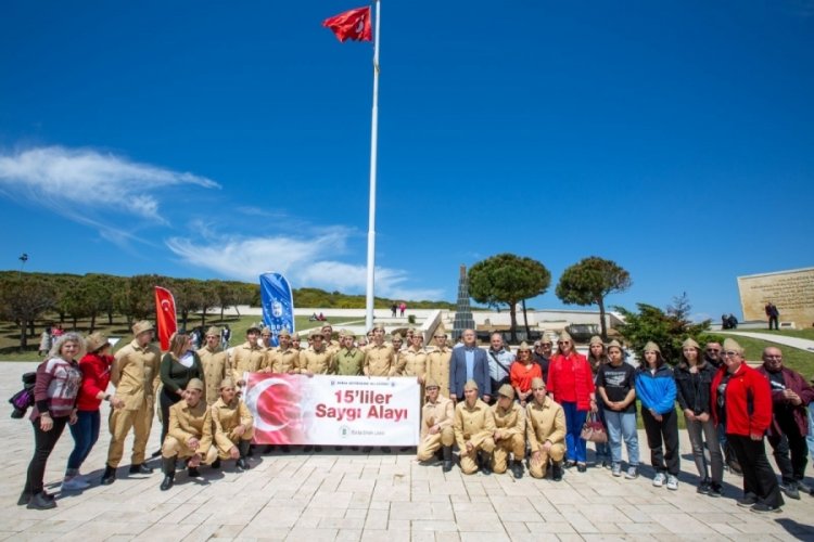 Bursa B&uuml;y&uuml;kşehirden &Ccedil;anakkale'de m&uuml;stecip onbaşına vefa
