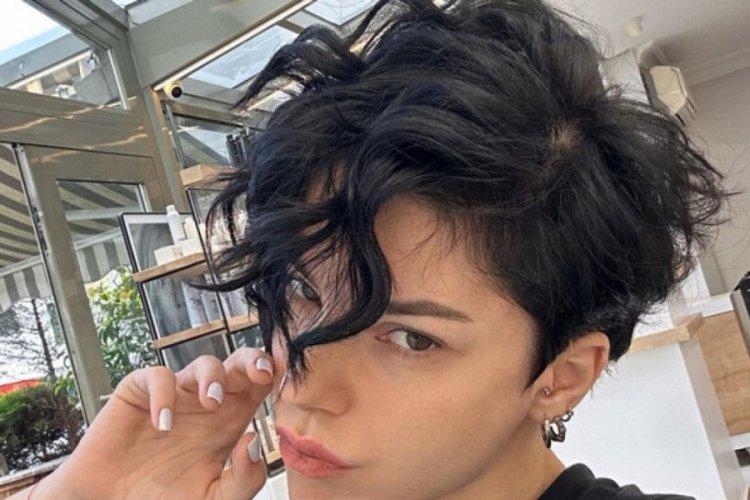 Merve Boluğur sa&ccedil;larını kestirdi! Kristen Stewart'a benzetti