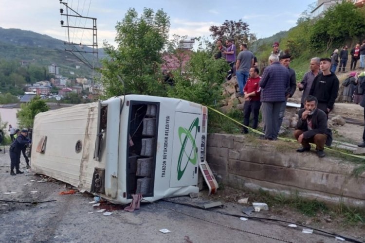 Trabzon'da belediye otob&uuml;s&uuml; kazasında &ouml;l&uuml; sayısı arttı