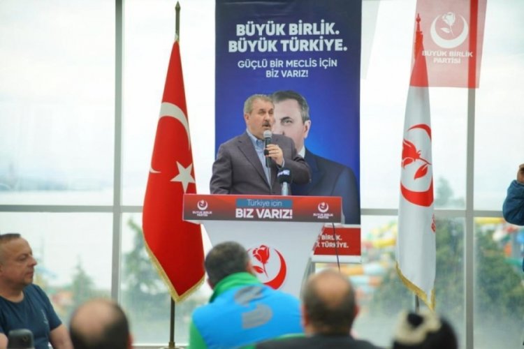 BBP Genel Başkanı Destici vatandaşlarla buluştu