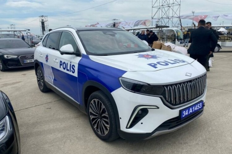 Yerli otomobil Togg polis arabası oldu: İlk kez g&ouml;r&uuml;nt&uuml;lendi
