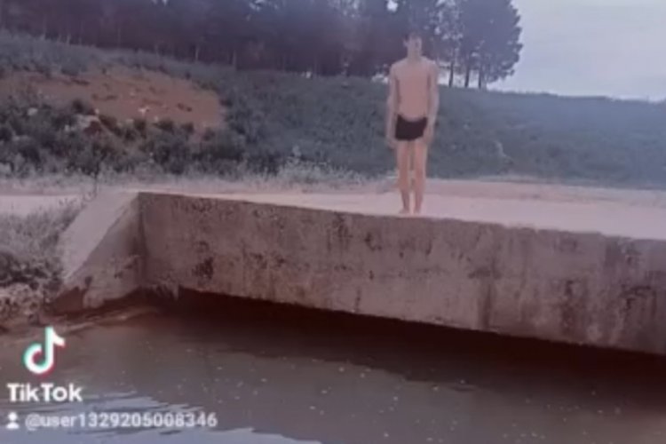 TikTok videosu &ccedil;ekmek i&ccedil;in atladığı su kanalından cansız bedeni &ccedil;ıkartıldı