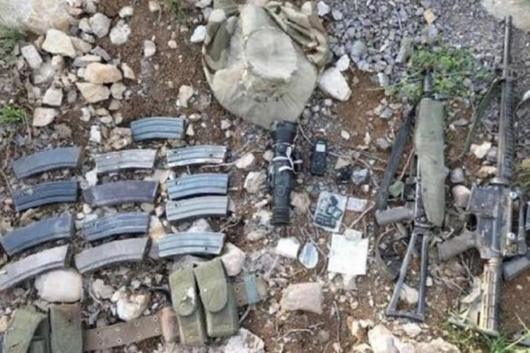 MSB: Ter&ouml;ristlere ait silah ve m&uuml;himmat ele ge&ccedil;irildi