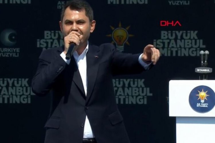 Bakan Kurum: Tarihin g&ouml;rd&uuml;ğ&uuml; en b&uuml;y&uuml;k İstanbul mitingi