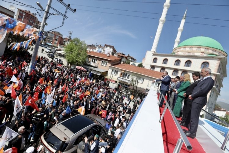 Mustafa Varank Büyükorhan'da konuştu: Seçim meydanları şiddeti kabul etmez