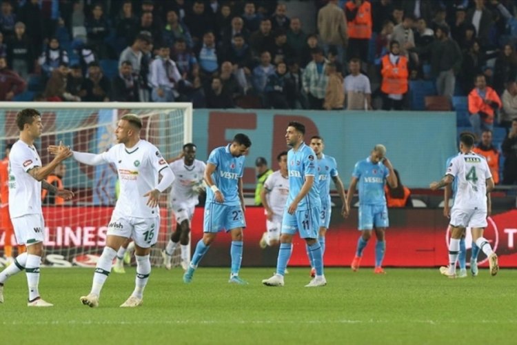 Trabzonspor, sahasında 2 kez kaybetti