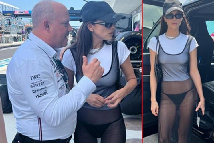&Uuml;nl&uuml; modelin Formula 1 tarzı 'uygunsuz' bulundu!