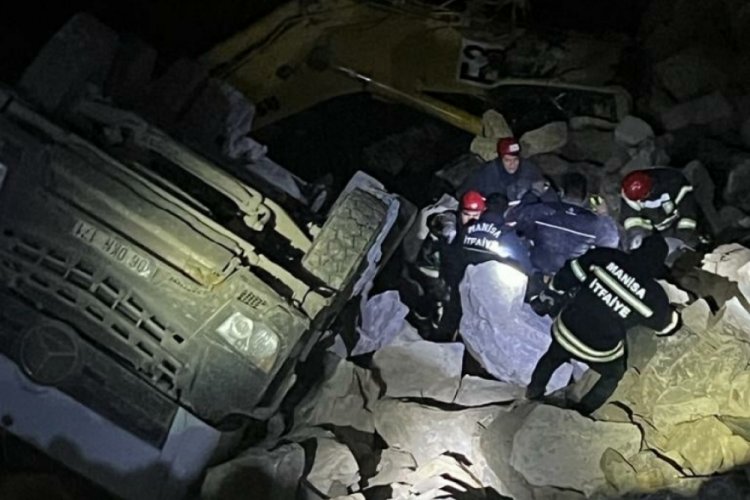 Soma'daki maden ocağında g&ouml;&ccedil;&uuml;k: 1 &ouml;l&uuml;, 3 yaralı
