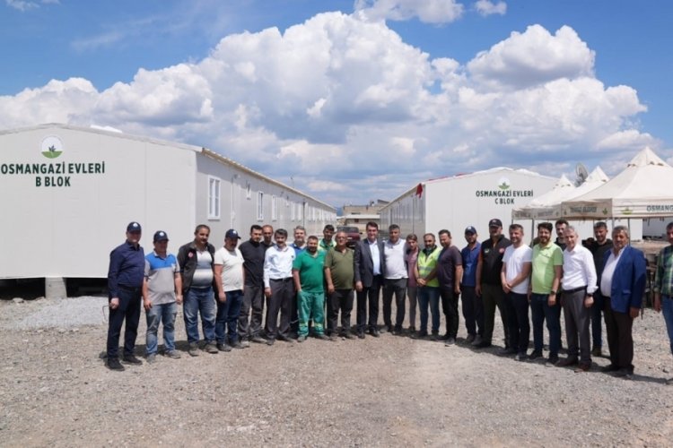 Gaziantep İslahiye'deki Osmangazi Evleri'nde yaşam başladı