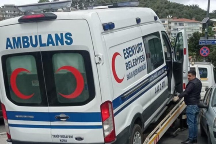 İstanbul'da Belediye'ye ait ambulans haczedildi