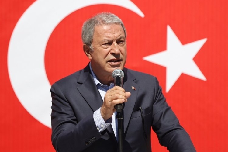 Bakan Akar'dan ter&ouml;rle m&uuml;cadele vurgusu