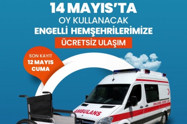 Bursa Osmangazi Belediyesinden sandığa engelsiz ulaşım