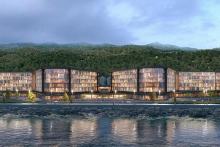 Rize Şehir Hastanesi projesinde deniz dolgusu tamamlandı