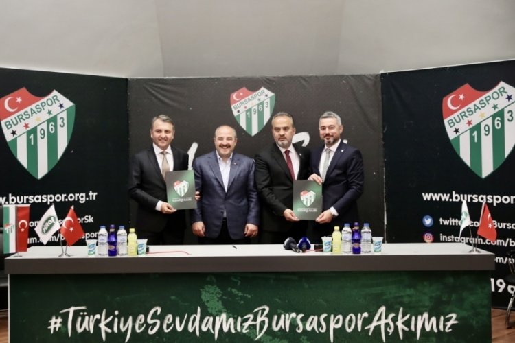 Bursaspor'a S&uuml;taş desteği, imzalar atıldı